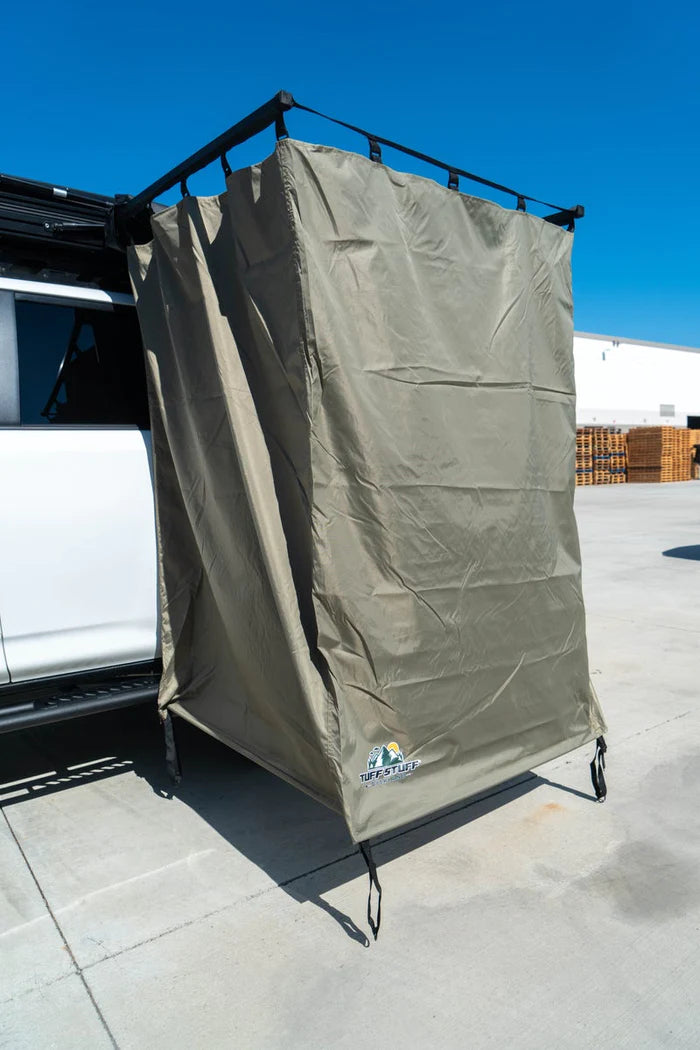 TUFF STUFF, MOUNTED SHOWER TENT ENCLOSURE, 42X42 INCHES